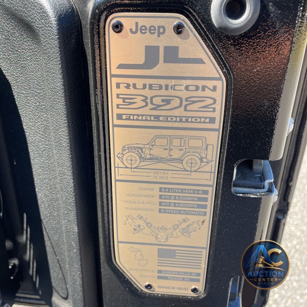 2024 Jeep Wrangler Rubicon 392 Final Edition