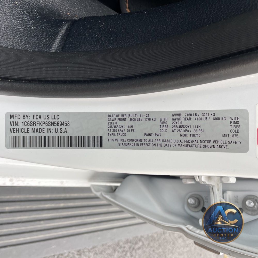 2025 Ram 1500 Tungsten