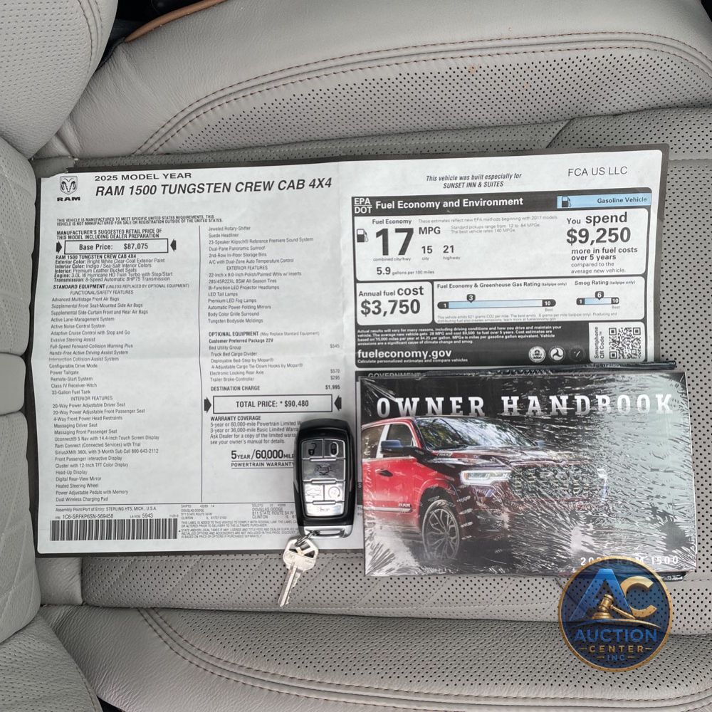 2025 Ram 1500 Tungsten