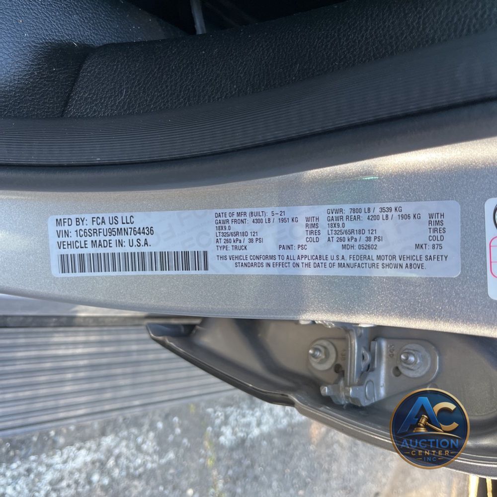 2021 Ram 1500 TRX