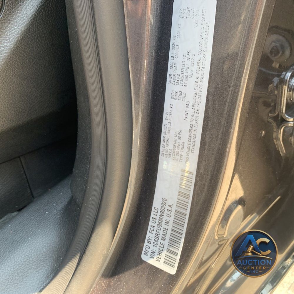 2021 Ram 1500 TRX