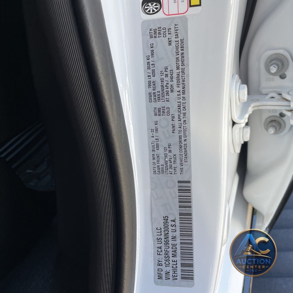2022 Ram 1500 TRX