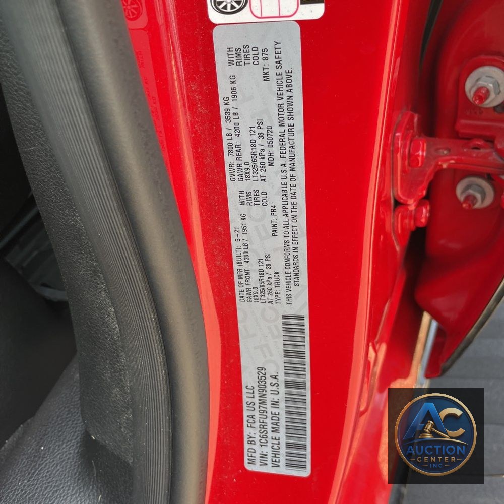 2021 Ram 1500 TRX