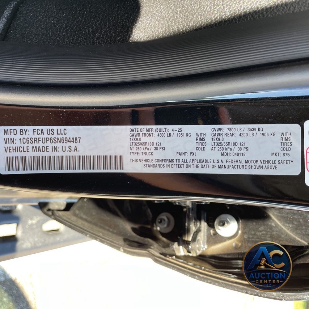 2025 Ram 1500 RHO