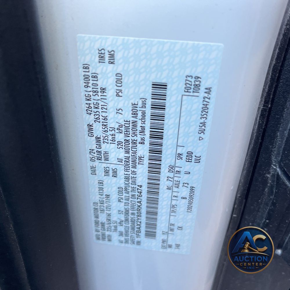 2024 Ford Transit 350 XLT