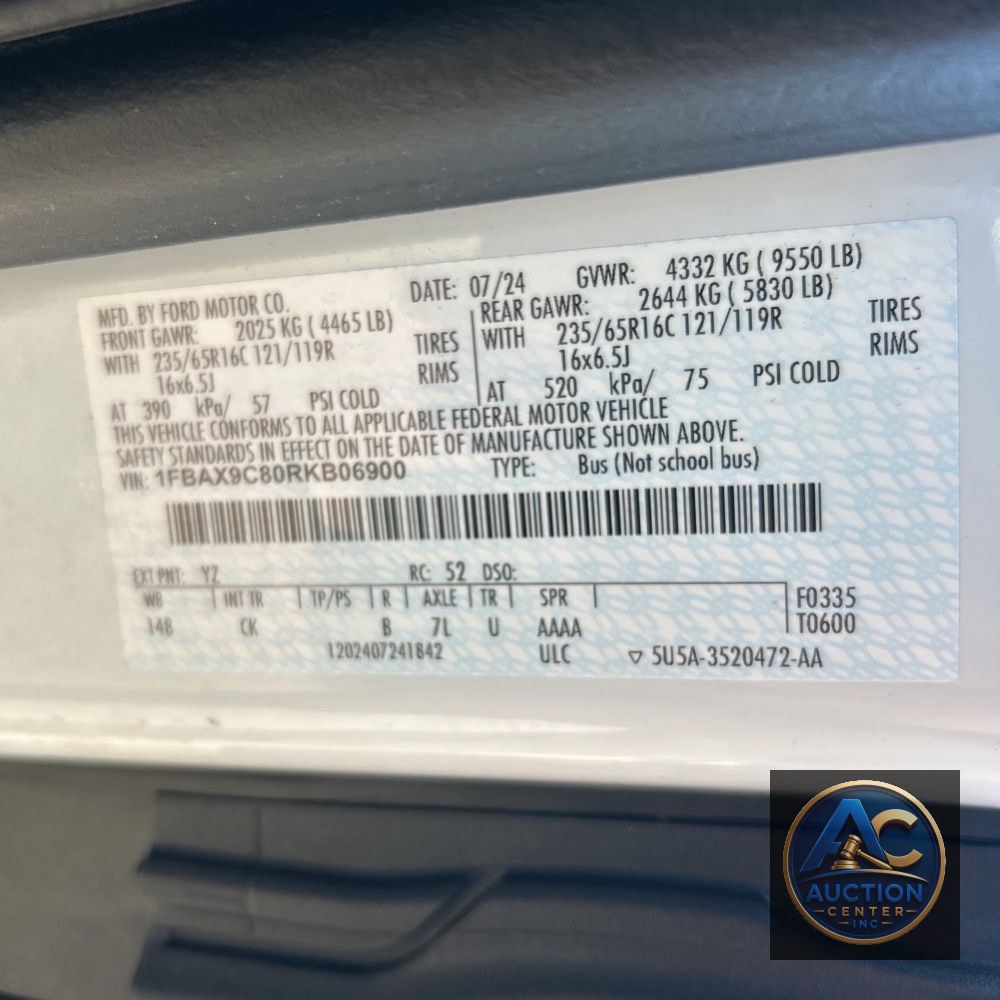 2024 Ford Transit 350 XLT