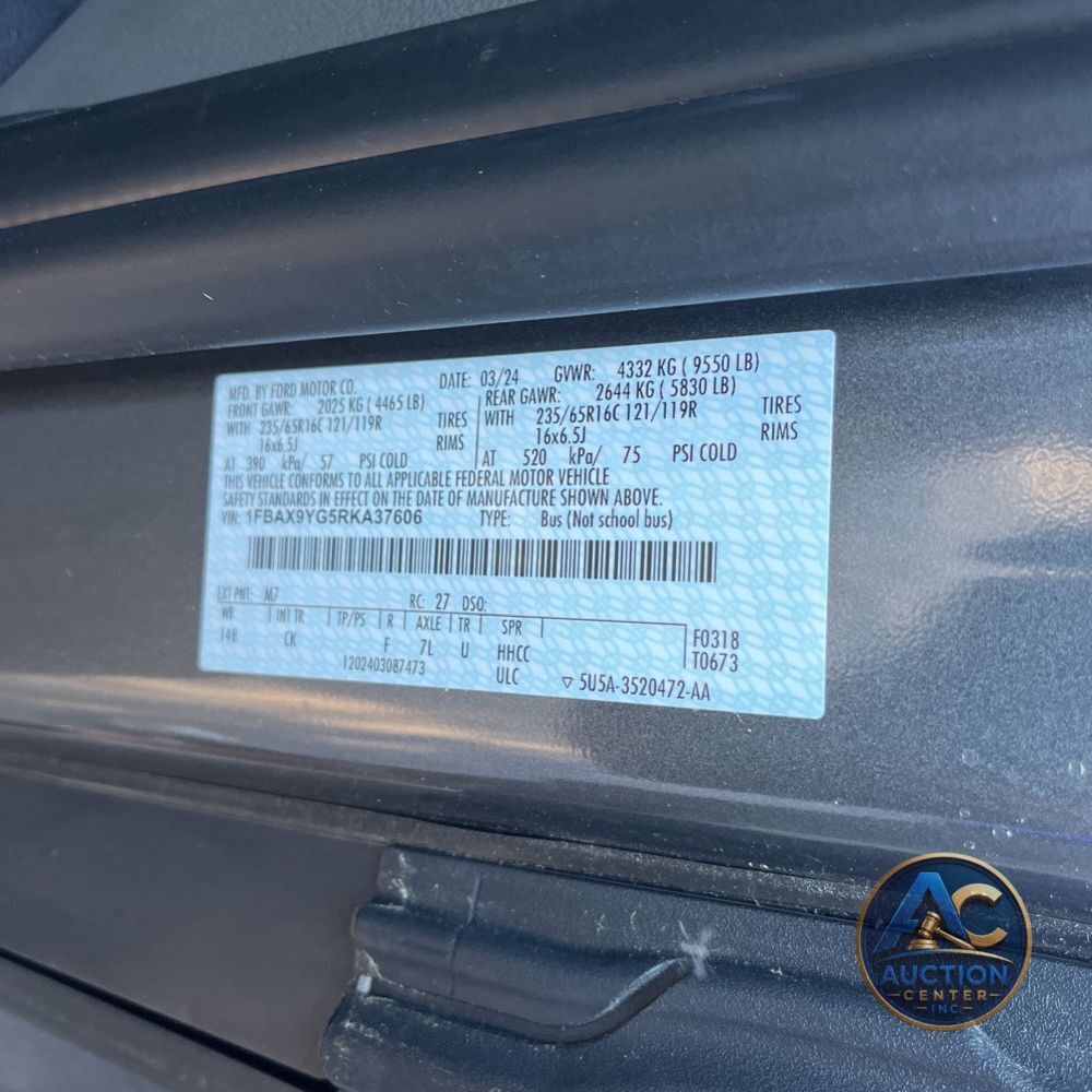 2024 Ford Transit 350 XLT