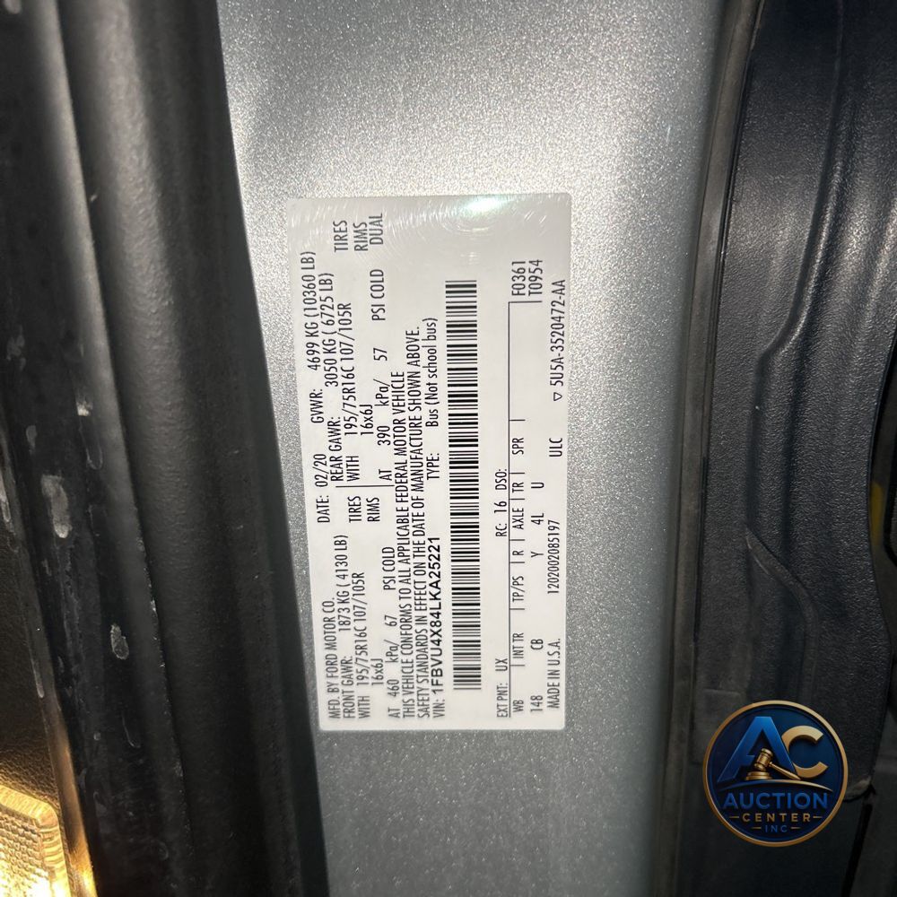2020 Ford Transit 350 HD XLT
