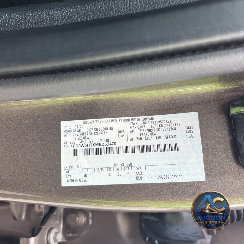 2021 Ford Commercial CA60-84 CREW CAB  4X4 6.7L
