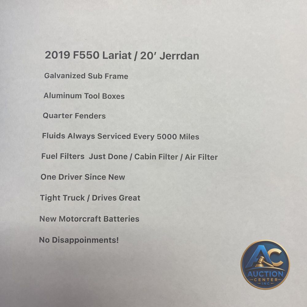 2019 Ford Commercial CA60-84 SUPER CAB  4X4 6.7L