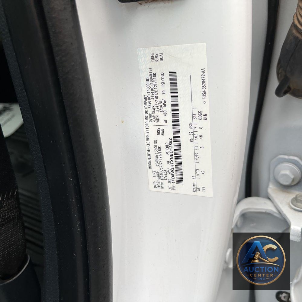 2022 Ford S/D C/C F350 XL