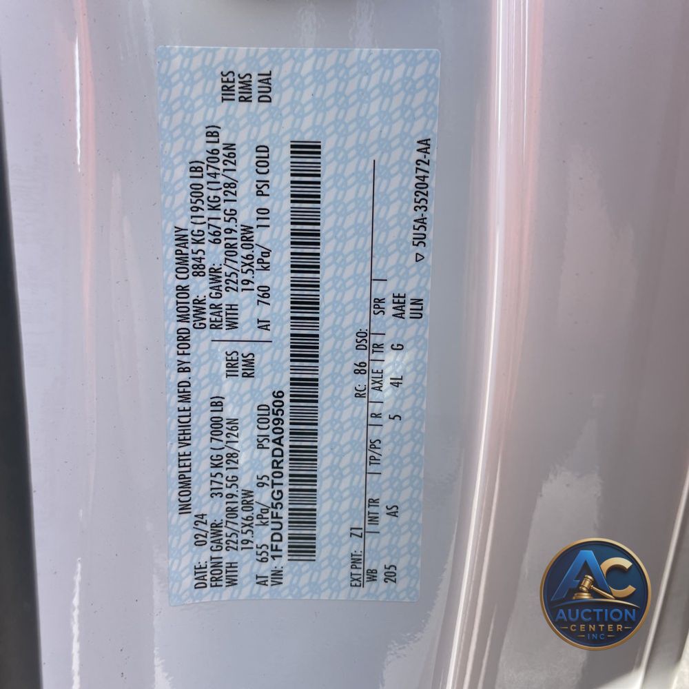 2024 Ford F550 Rockford Commercial