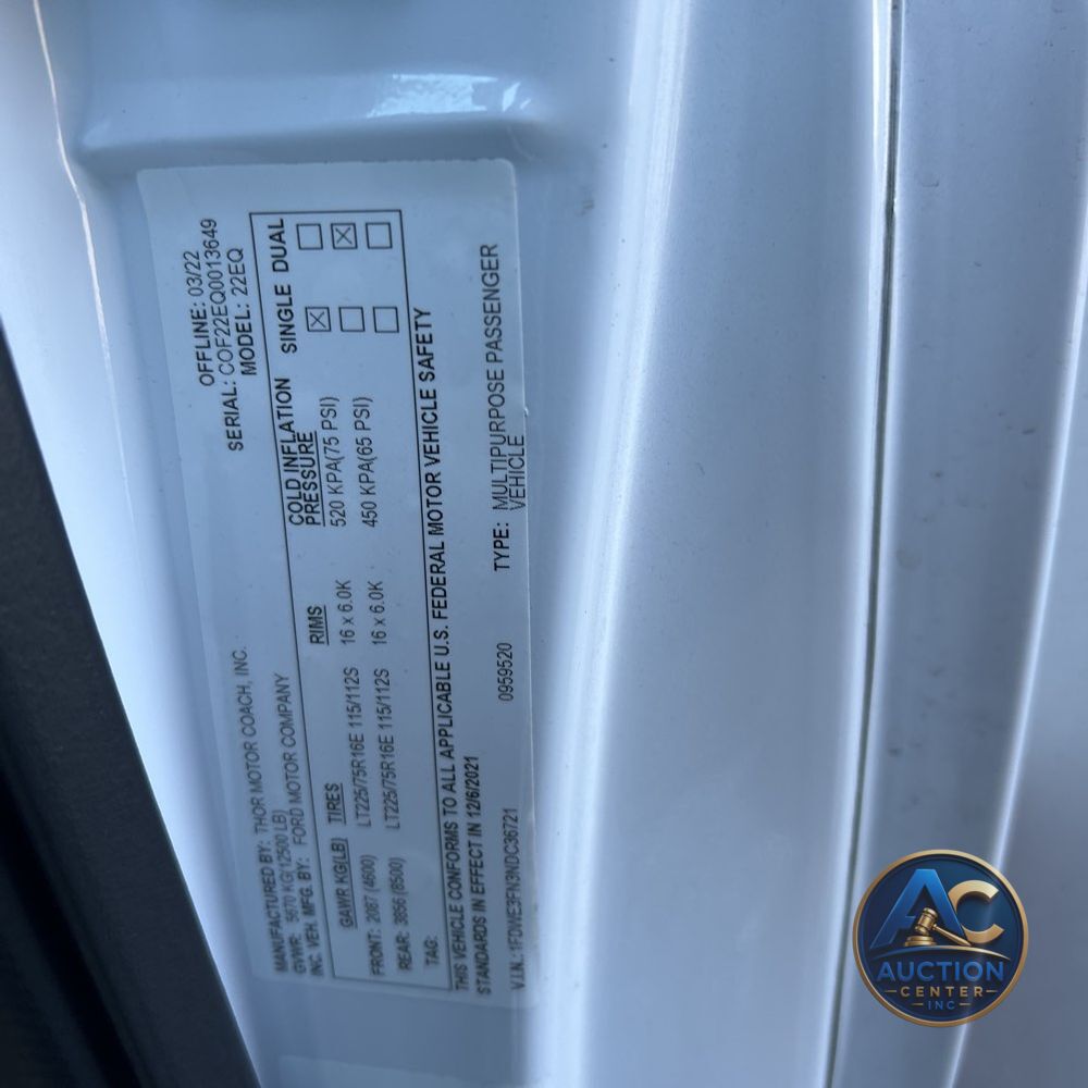 2022 Ford Commercial Vans E350
