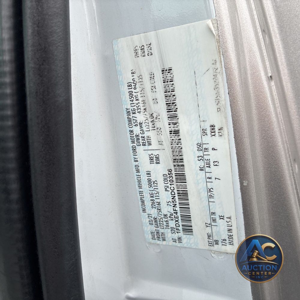 2022 Ford Commercial Vans E450