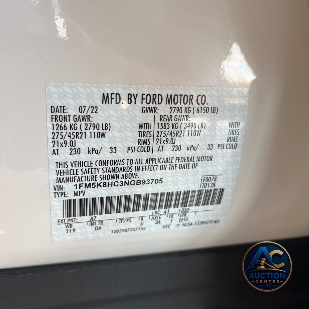 2022 Ford Explorer Platinum