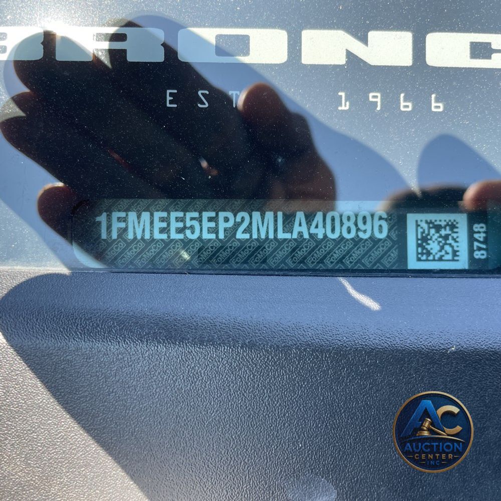 2021 Ford Bronco First Edition Advanced