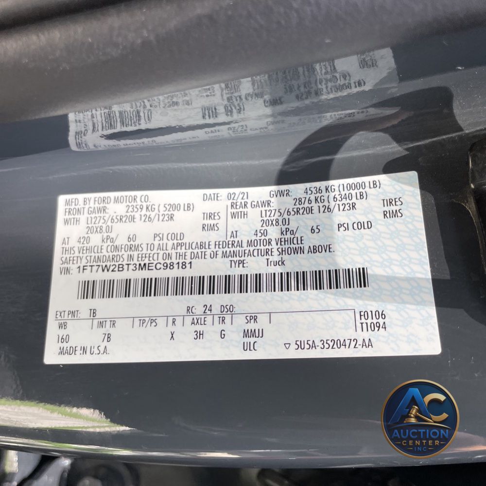 2021 Ford F-250 Super Duty Platinum