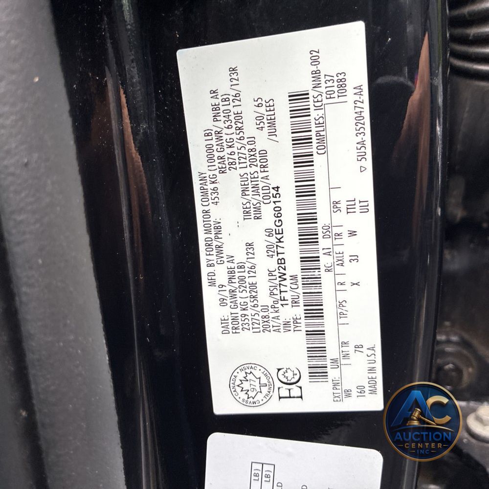 2019 Ford F250 S/D Platinum