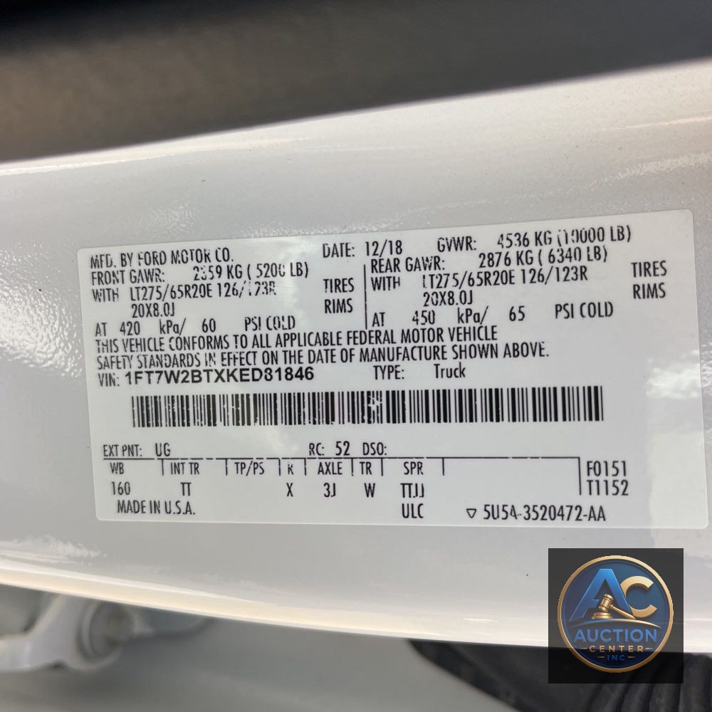 2019 Ford F250SD Limited
