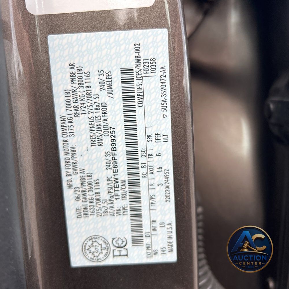 2023 Ford F150 Tremor