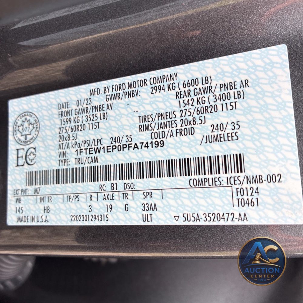 2023 Ford F150 Lariat