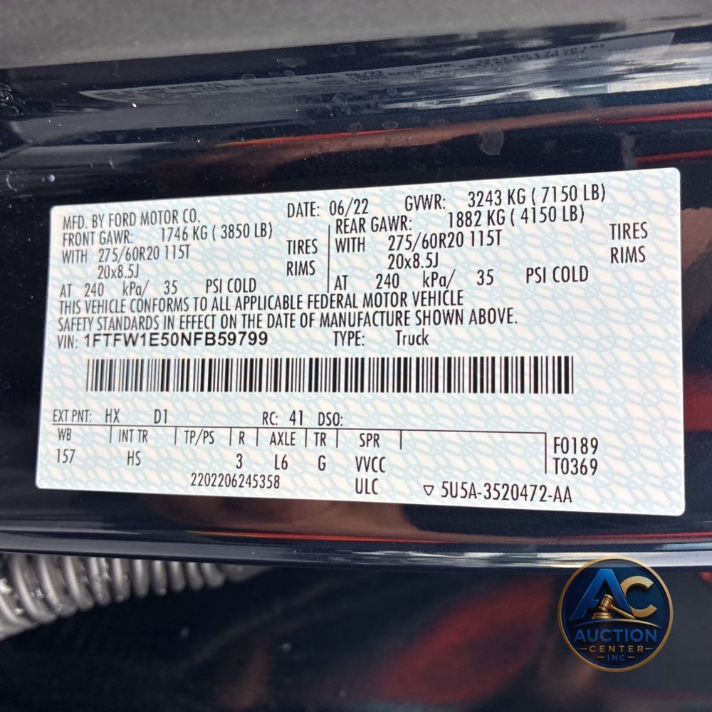 2022 Ford F-150 Lariat