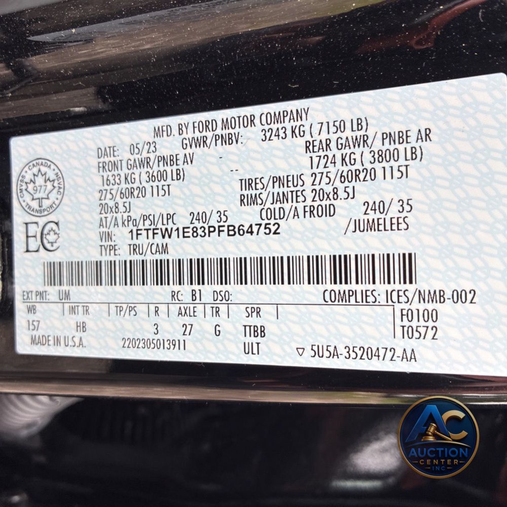 2023 Ford F150 Lariat