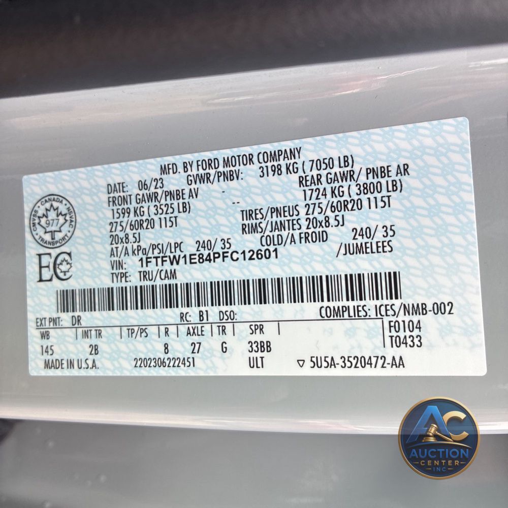2023 Ford F150 Lariat