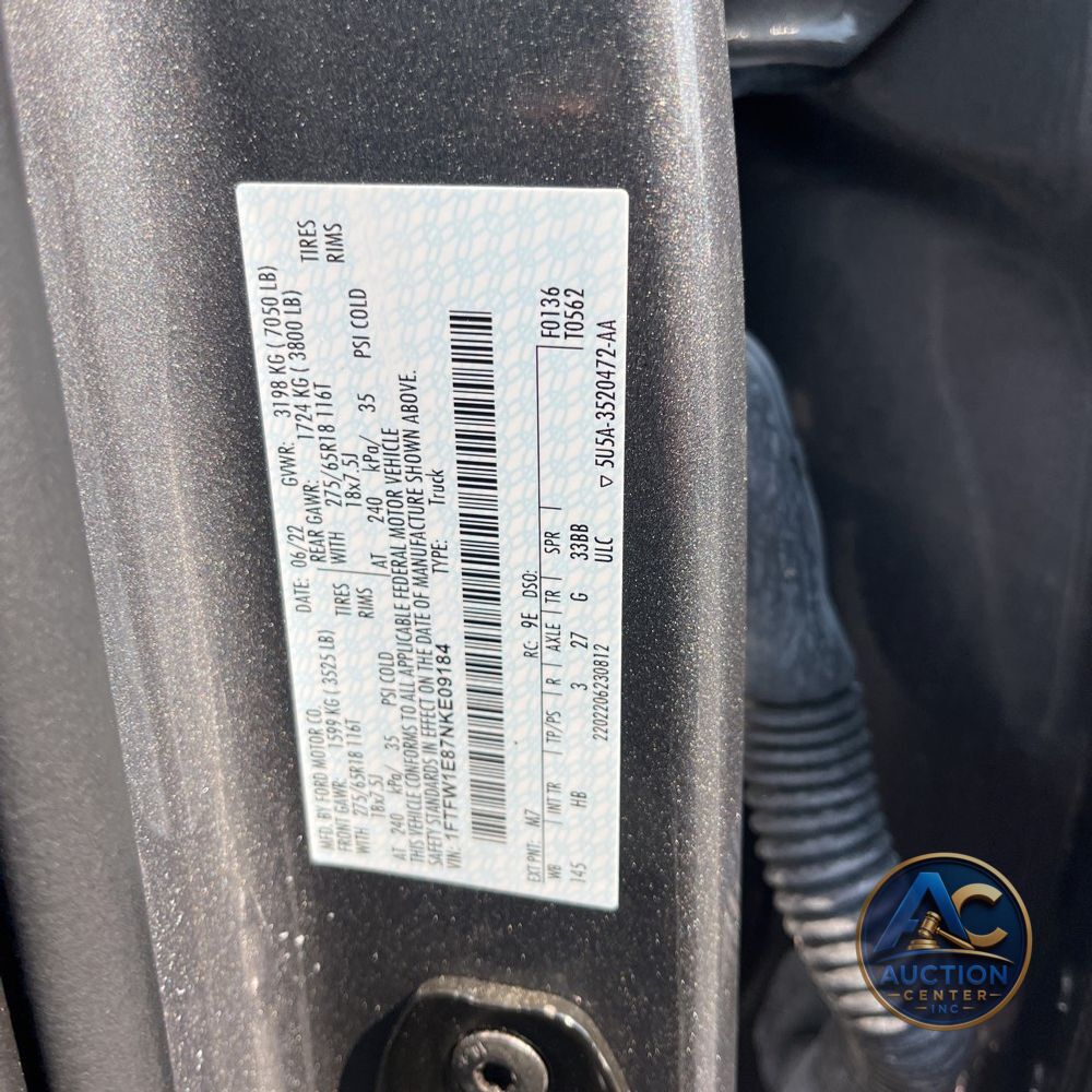 2022 Ford F-150 Lariat