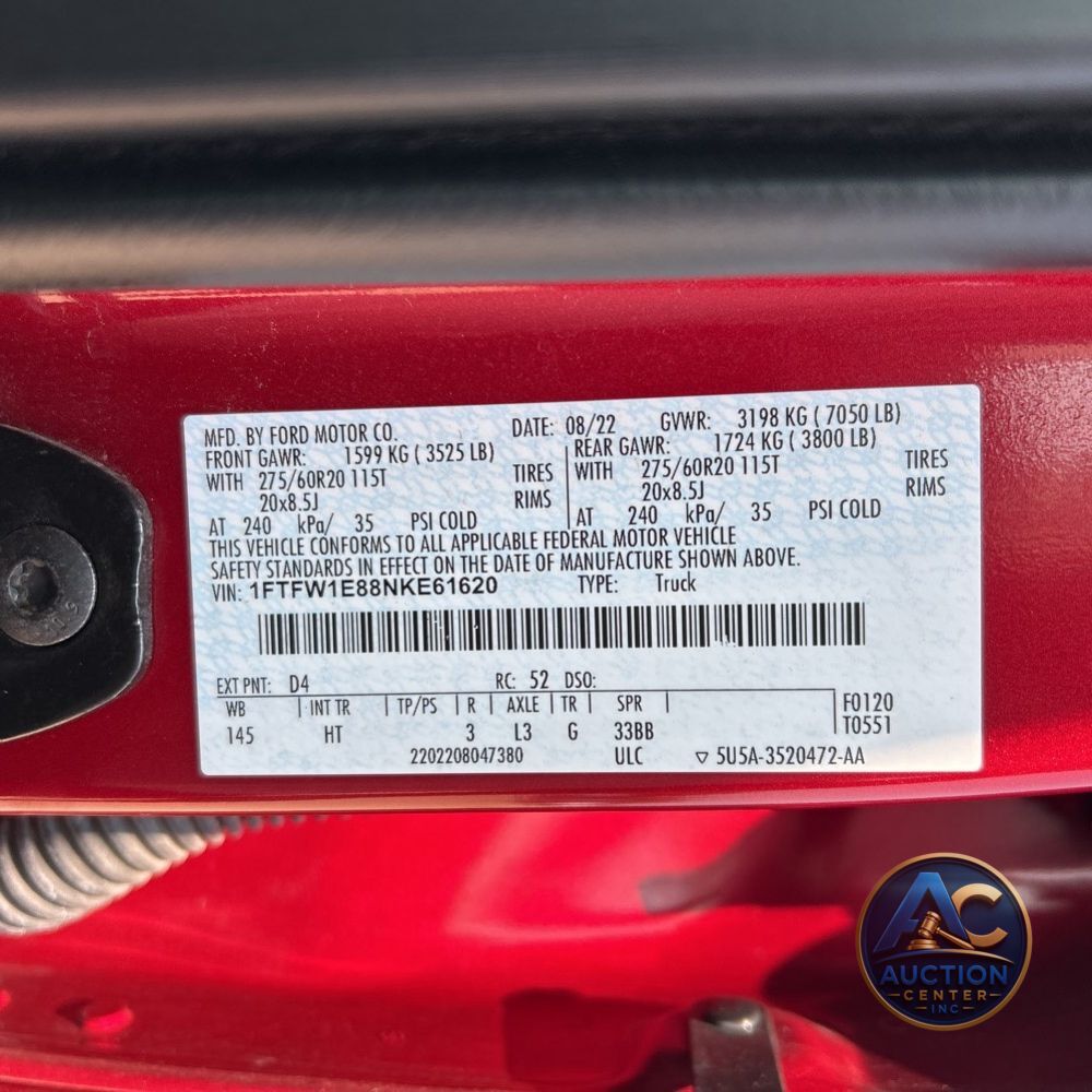 2022 Ford F-150 Lariat