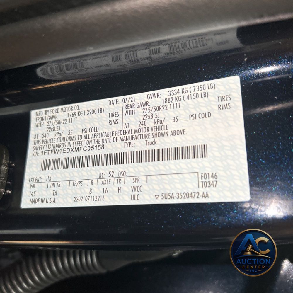 2021 Ford F-150 Limited