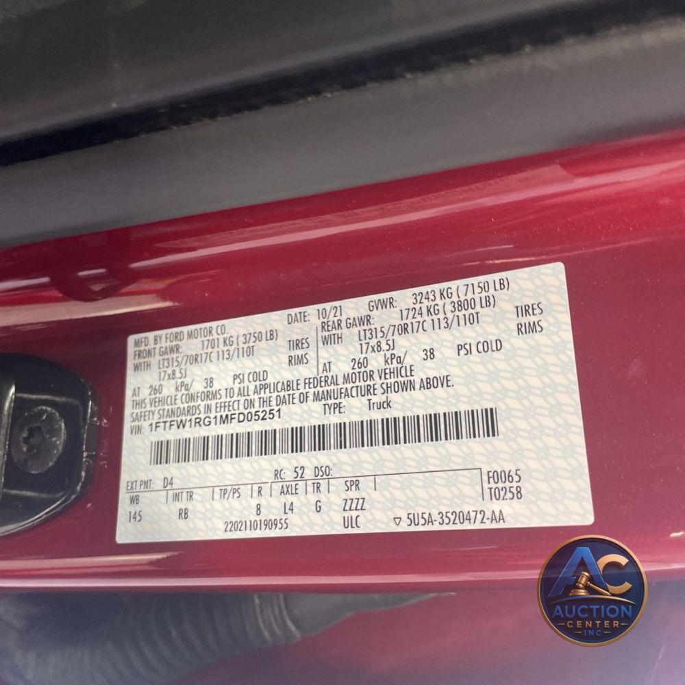 2021 Ford F-150 Raptor