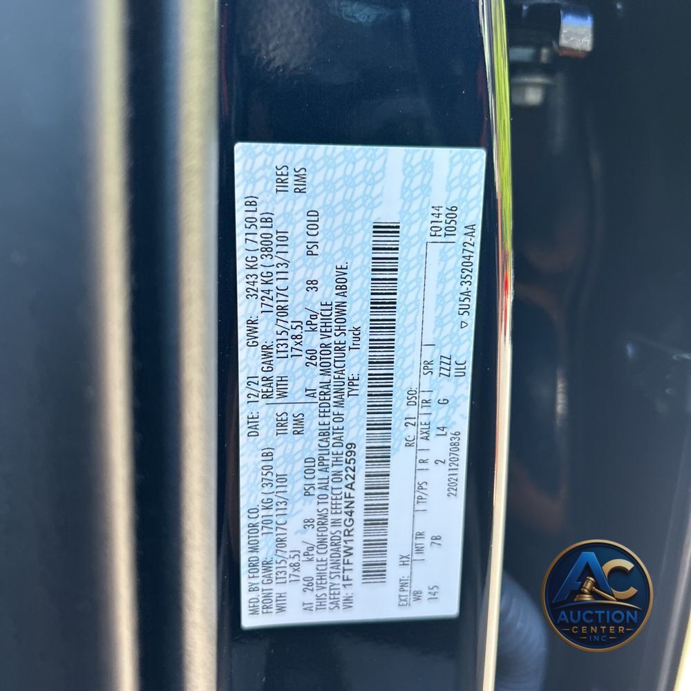 2022 Ford F-150 Raptor