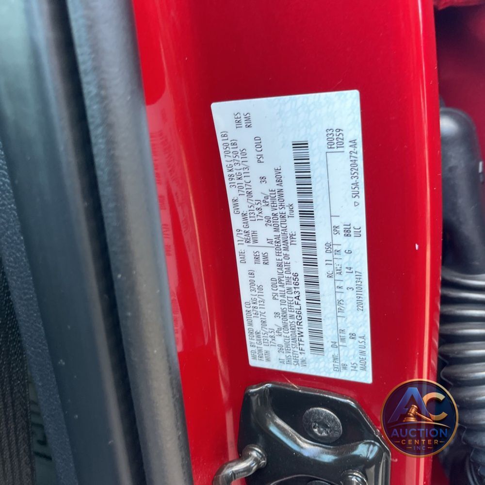 2020 Ford F-150 Raptor