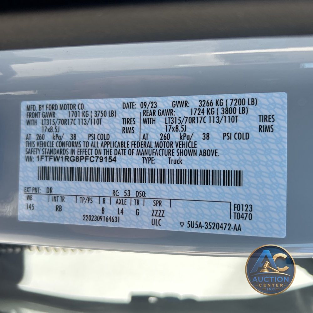 2023 Ford F-150 Raptor