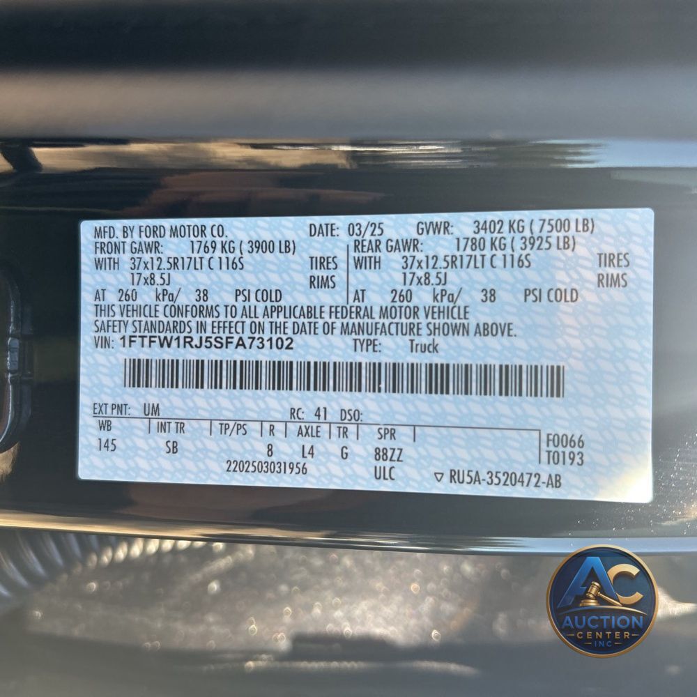 2025 Ford F-150 Raptor