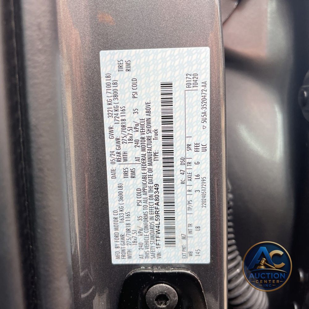 2024 Ford F-150 Tremor