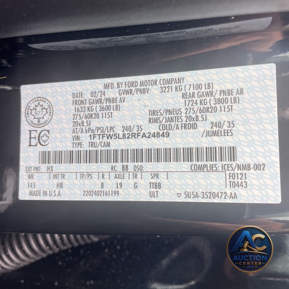 2024 Ford F150 Lariat