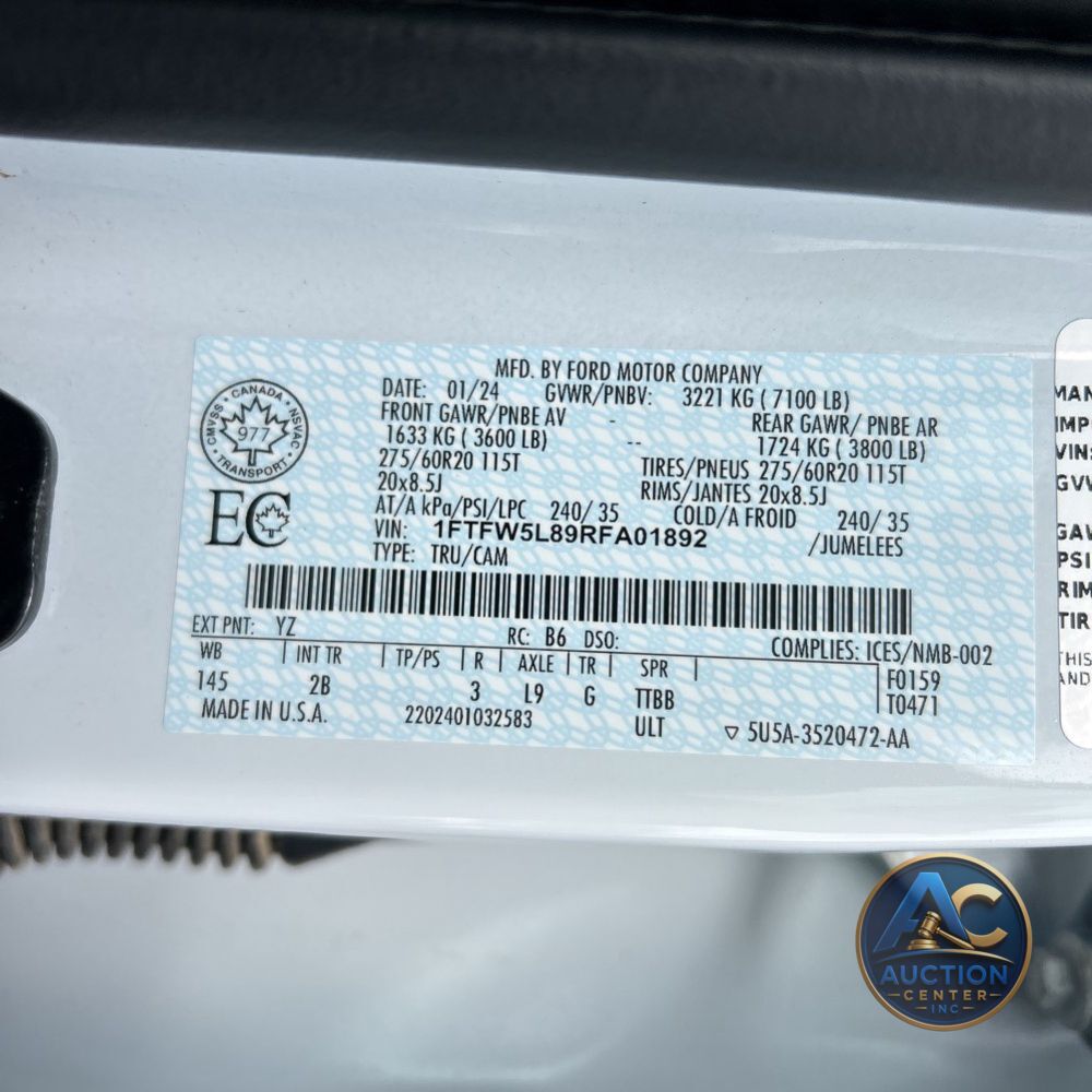 2024 Ford F150 Lariat