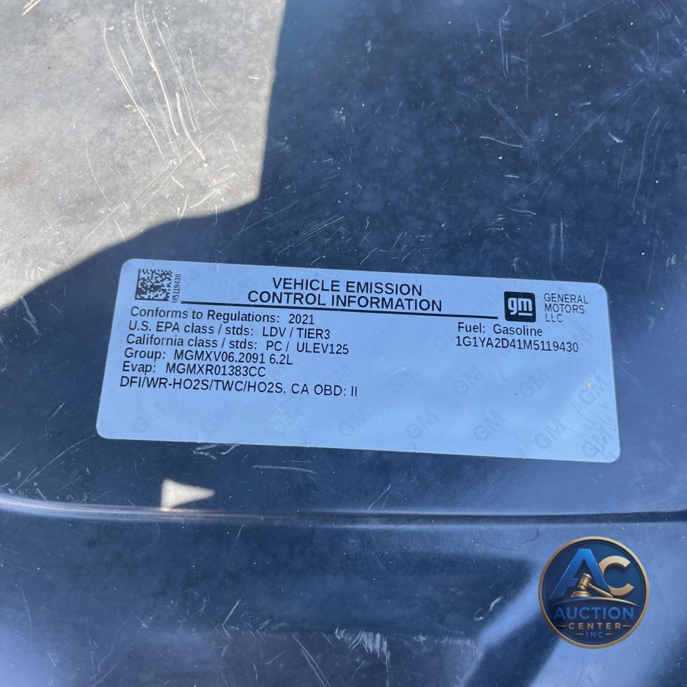 2021 Chevrolet Corvette Stingray