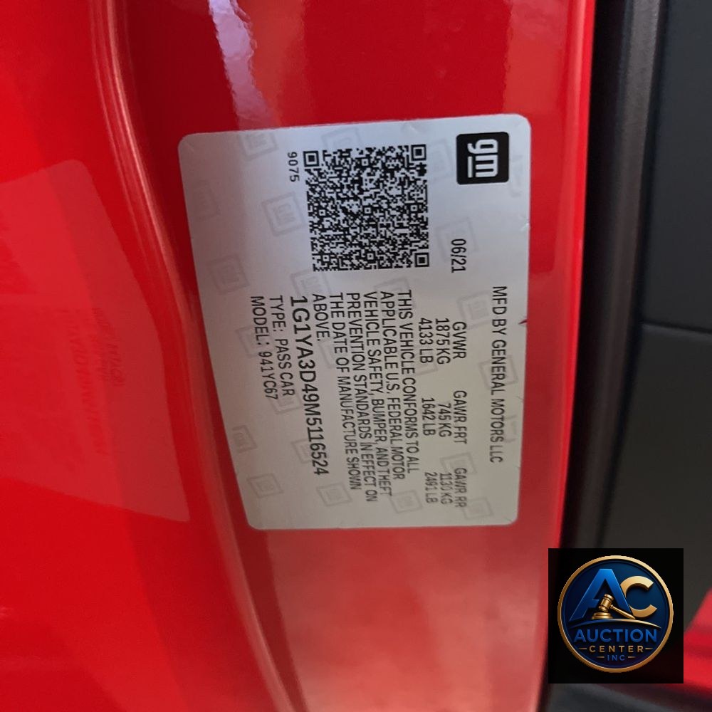 2021 Chevrolet Corvette Stingray