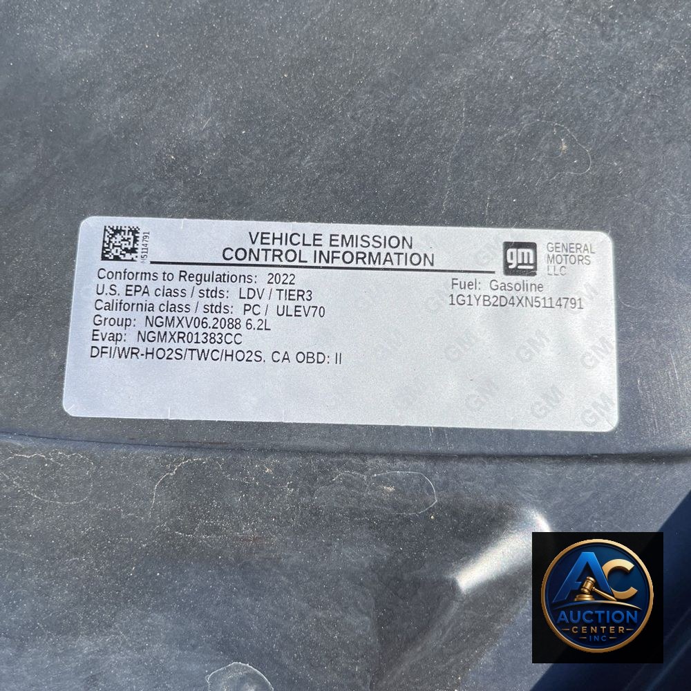 2022 Chevrolet Corvette Stingray