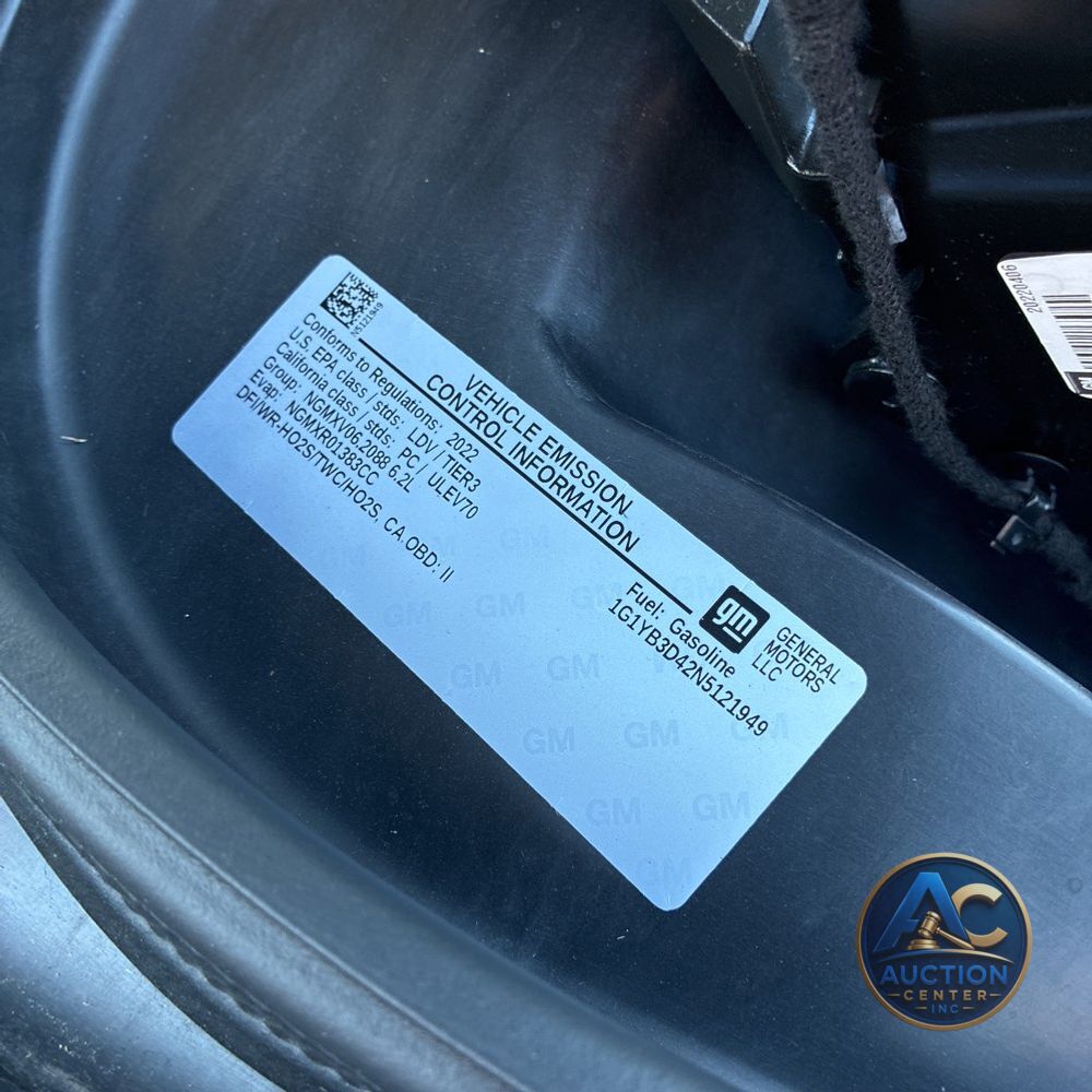 2022 Chevrolet Corvette Stingray