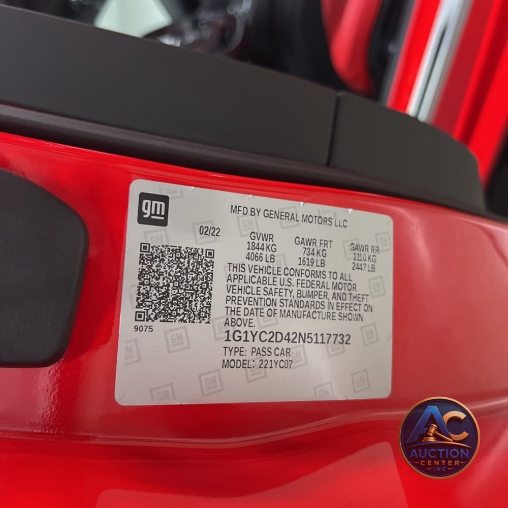 2022 Chevrolet Corvette Stingray