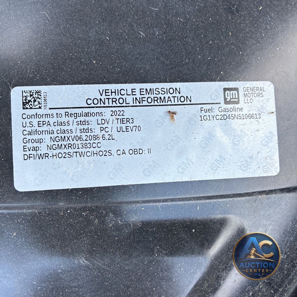 2022 Chevrolet Corvette Stingray 3LT