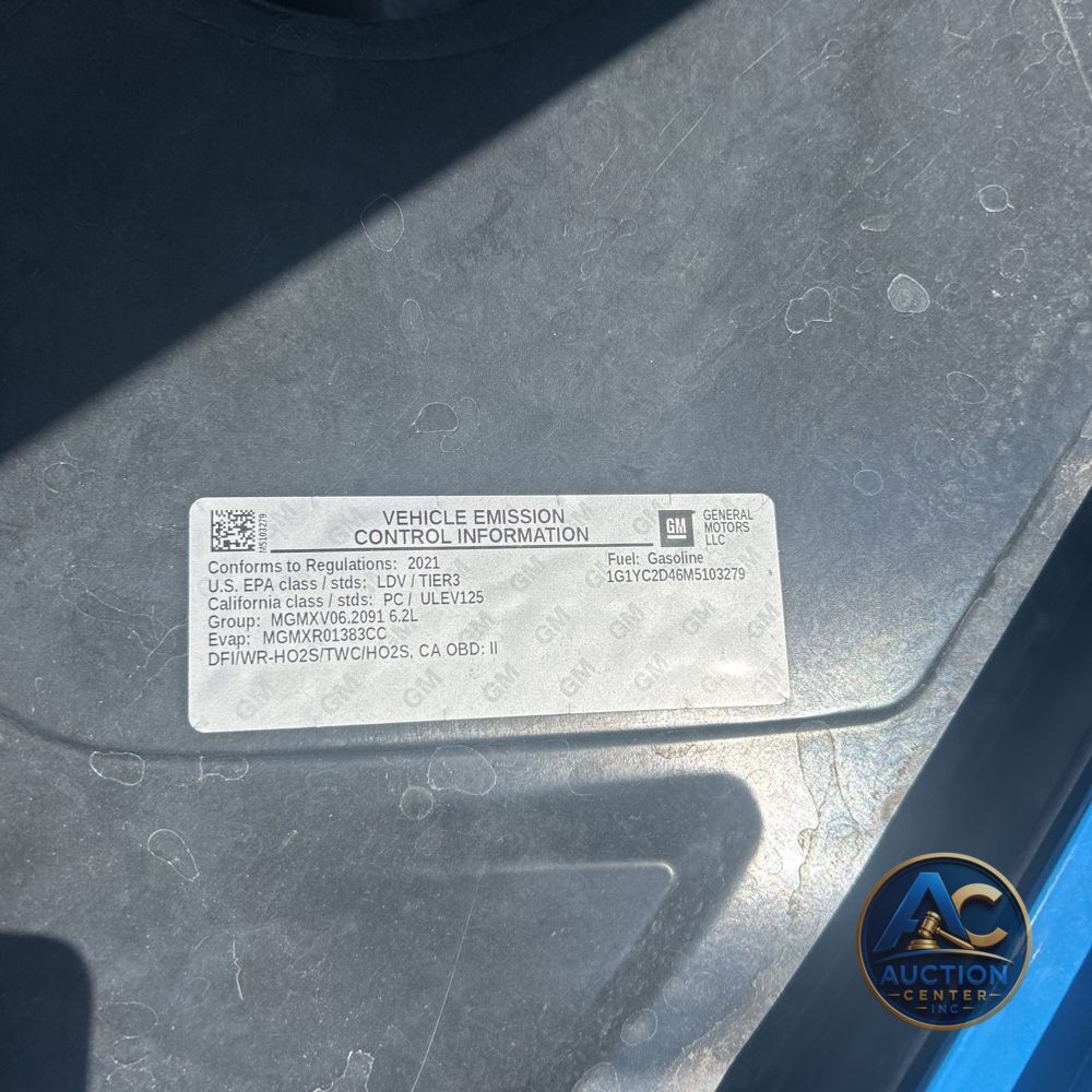 2021 Chevrolet Corvette Stingray