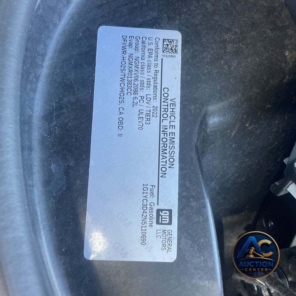 2022 Chevrolet Corvette Stingray