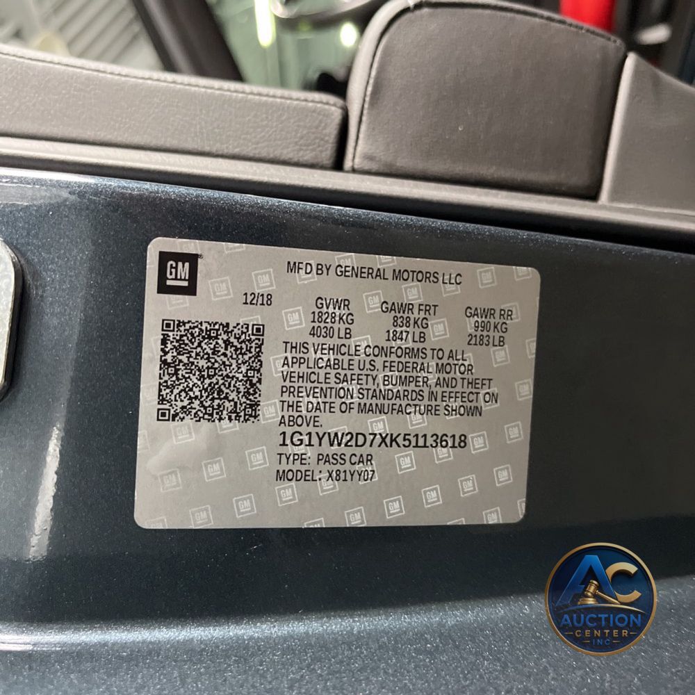 2019 Chevrolet Corvette Grand Sport