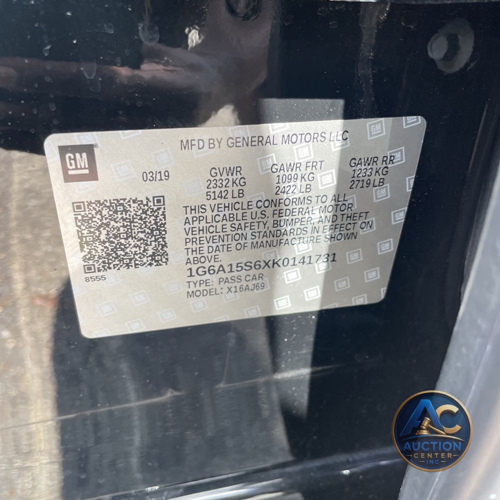 2019 Cadillac CTS-V Base