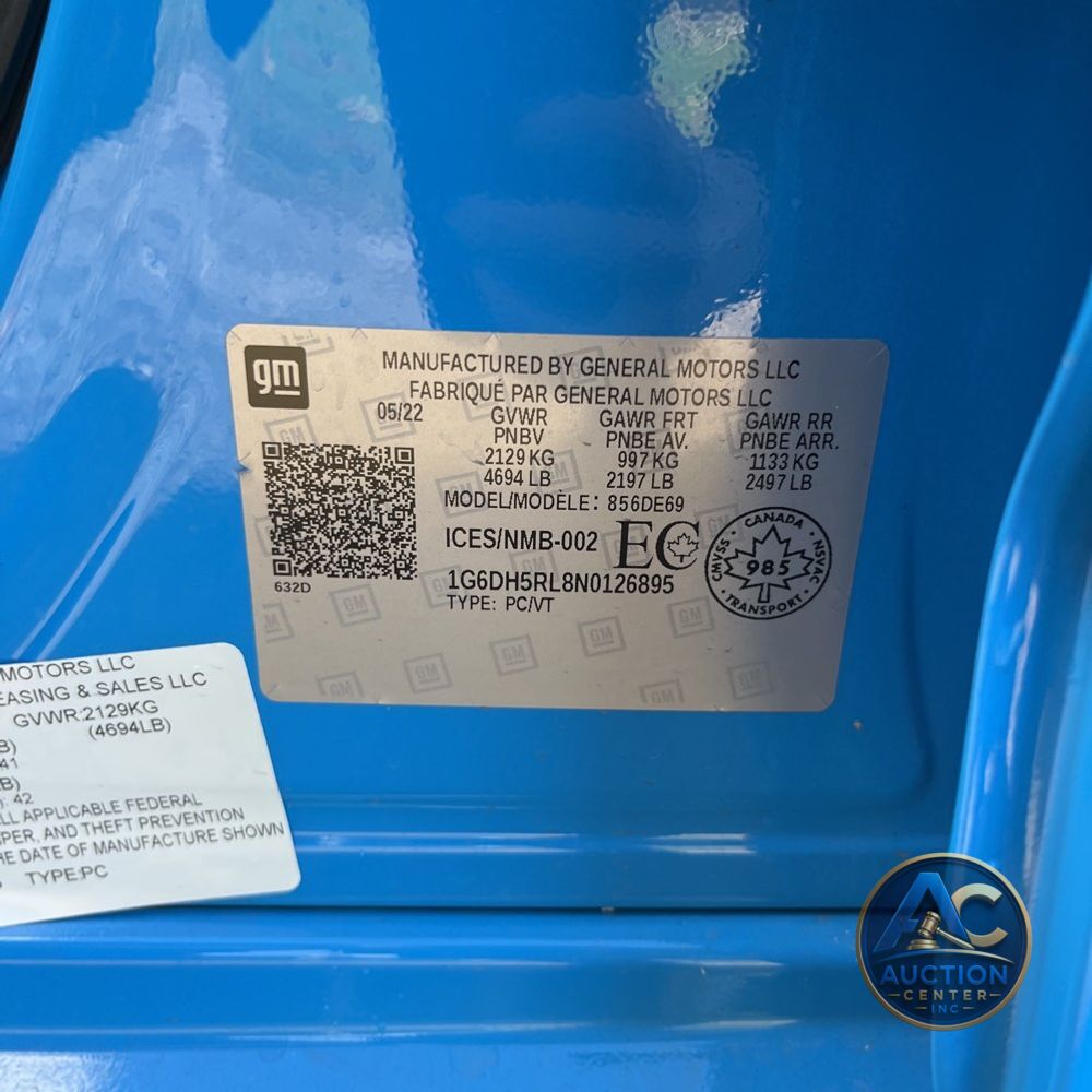 2022 Cadillac CT4 V-Series 2.7T